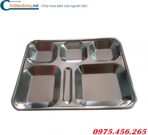 Khay cơm inox 304 cho công nhân nhà máy giá tốt nhất tại hà nội