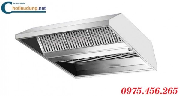 Chụp hút mùi inox - hút mùi bếp công nghiệp tại Hà Nội
