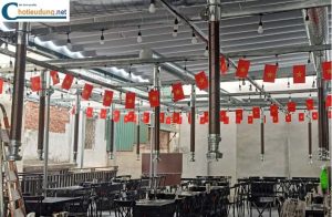 Ống, chụp hút khói bếp nướng than hoa không khói màu nâu cafe giá rẻ Hà Nội