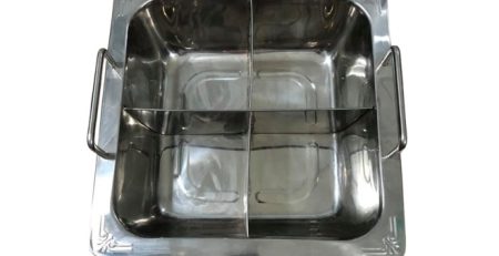 Giá bán nồi lẩu inox vuông 4 ngăn tại hồ chí minh