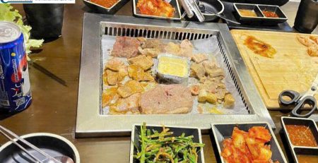 Bếp lẩu nướng 2 trong 1 âm bàn bằng điện giá rẻ Hà Nội